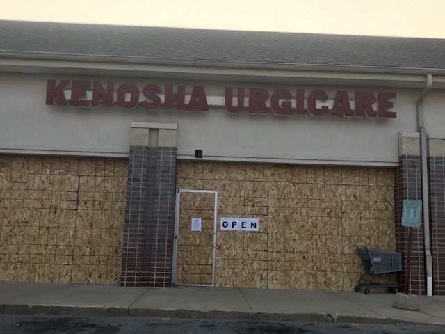 Boarded up Kenosha